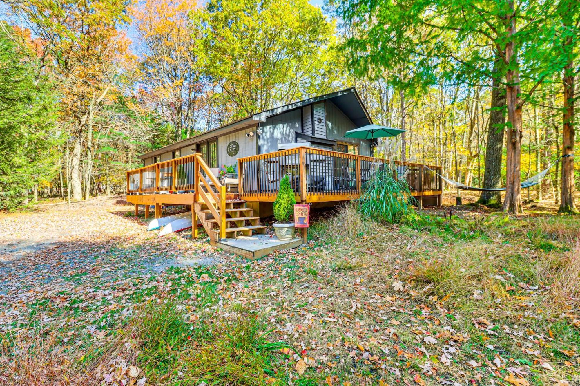 Quaint Jim Thorpe Cabin Retreat, Walk To Beach! المظهر الخارجي الصورة